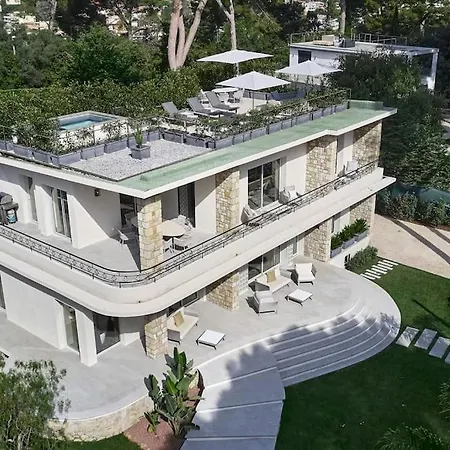 A11 - Staywiz Us - Villa Cap Antibes Sea View 5 Bdr - Ac, Rooftop Pool & Parking