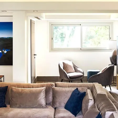 فيلة A11 Staywizus - Cap Sea View 5 Bdr - Ac, Rooftop Pool & Parking أنتيب