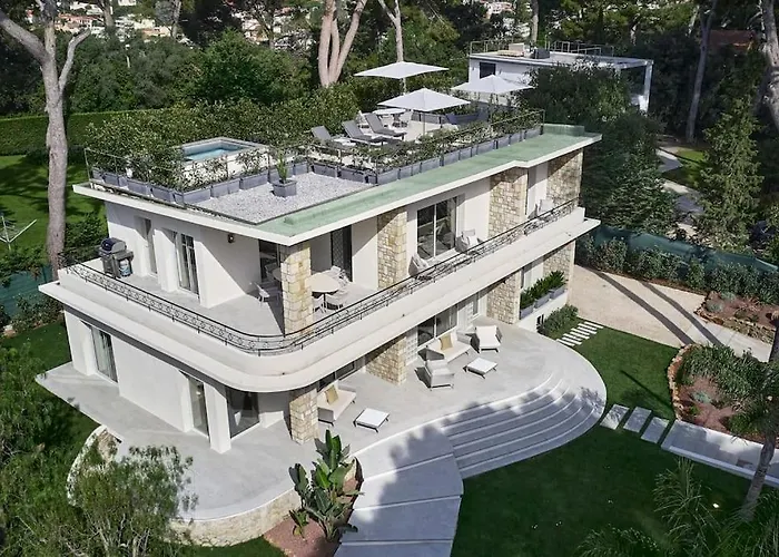 A11 - Staywiz Us - Villa Cap Antibes Sea View 5 Bdr - Ac, Rooftop Pool & Parking